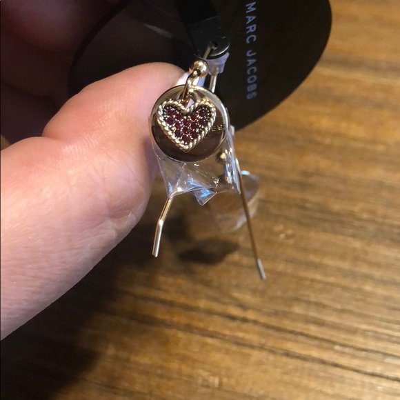 Marc Jacobs Heart Coin Earrings - Picture 6 of 6